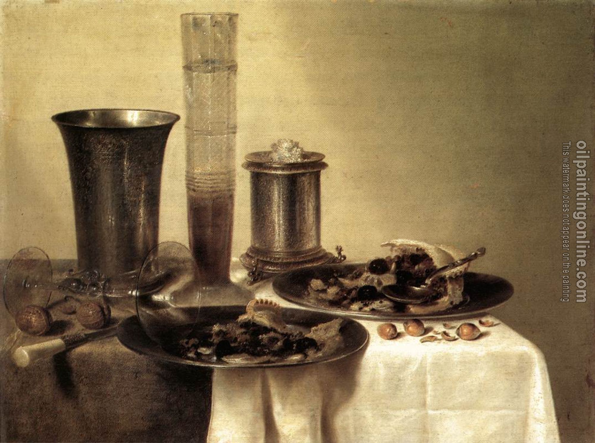 Heda, Willem Claesz - Breakfast Still-Life